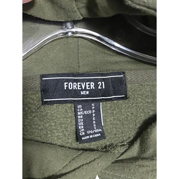 Forever 21 Till Death Skull Hoodie Sweatshirt Mens S Embroidered Grunge Ripped - Picture 6 of 9